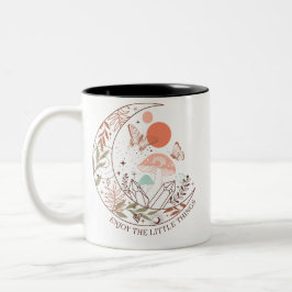 Taza Bicolor Boho “Enjoy the Little Things” 