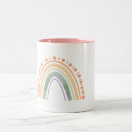 Taza Bicolor Boho Rainbow Mug
