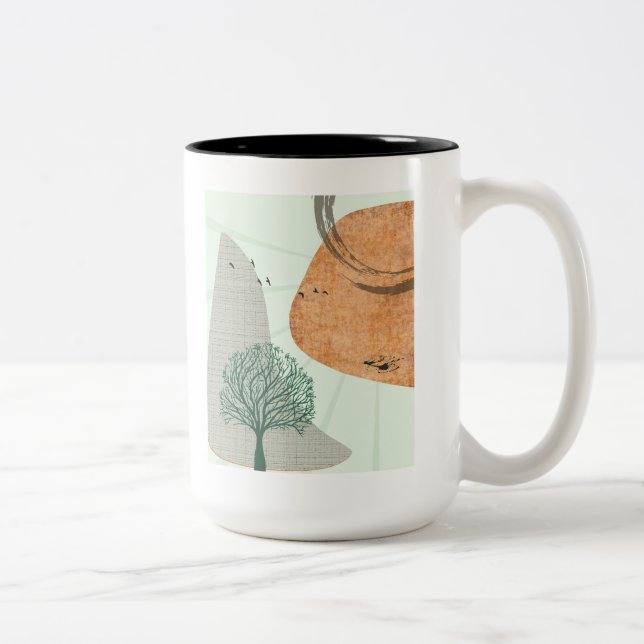 Taza Bicolor Boho Tree (Derecha)
