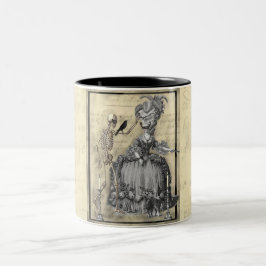 Taza Bicolor Bola de mascarada de Halloween