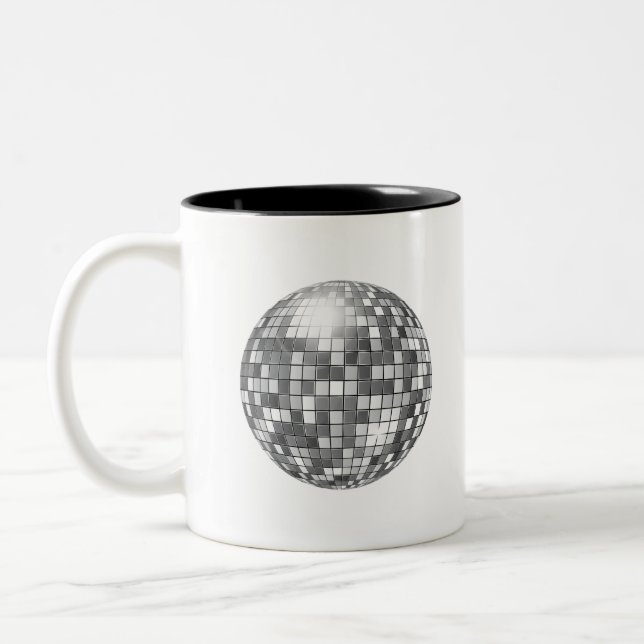 Taza Bicolor bola discoteca grande (Izquierda)