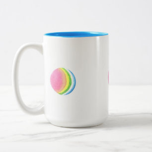 Taza Bicolor Bolas de gato