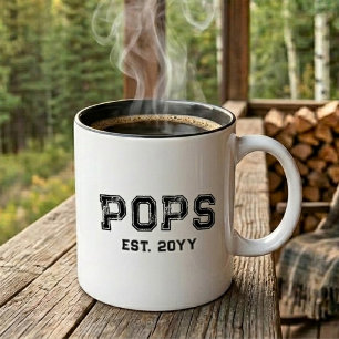 Taza Bicolor Bold Pops Año de Establecimiento Apodo Varsity 