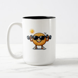 Taza Bicolor Bollo de bíceps