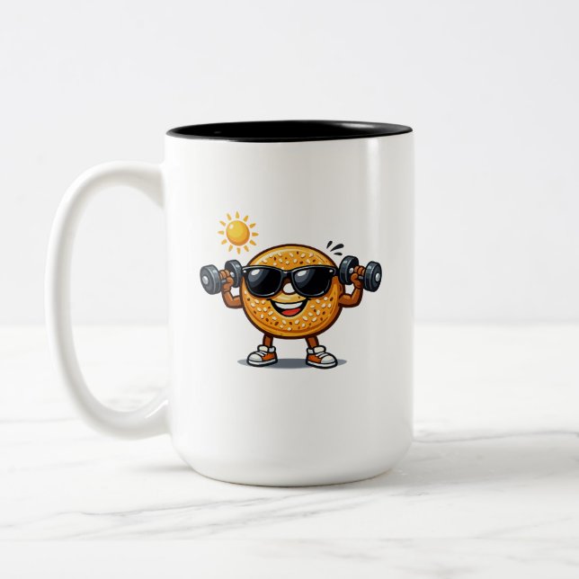 Taza Bicolor Bollo de bíceps (Izquierda)