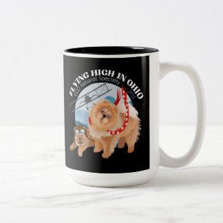 TAZA BICOLOR BOLSA DE CAFÉ - LOGO DE 2 TONOS NEGROS CON 2025