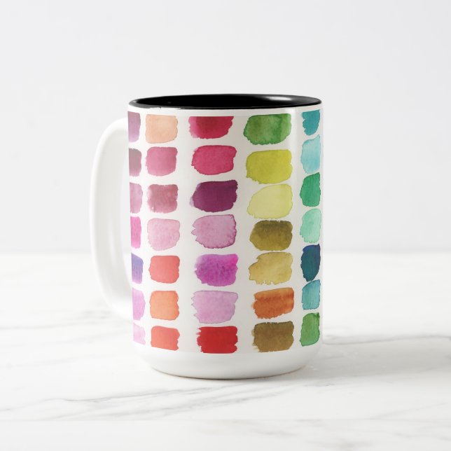 Taza Bicolor Bolsa Tote (Anverso izquierdo)