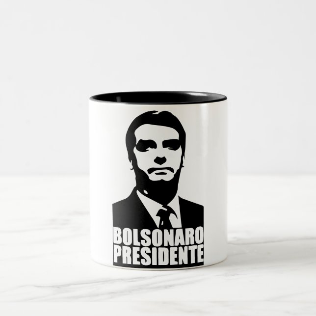 Taza Bicolor Bolsonaro Presidente (Centro)