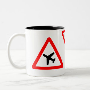 Taza Bicolor Bomba de avión