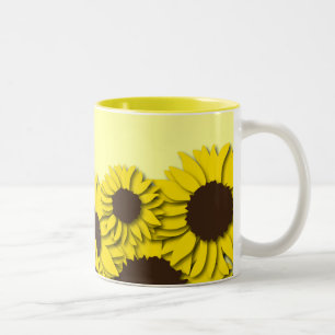Taza Bicolor Bomba de campo girasol