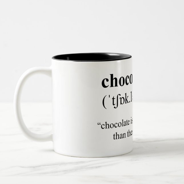 Taza Bicolor Bomba de chocolate (Izquierda)
