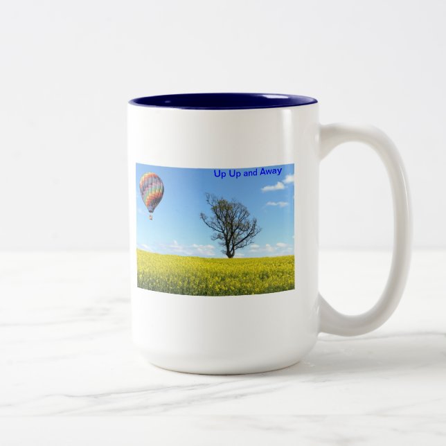 Taza Bicolor Bomba de globo aerostático (Derecha)