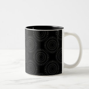 Taza Bicolor Bomba de Moda sofisticada, carbón vegetal