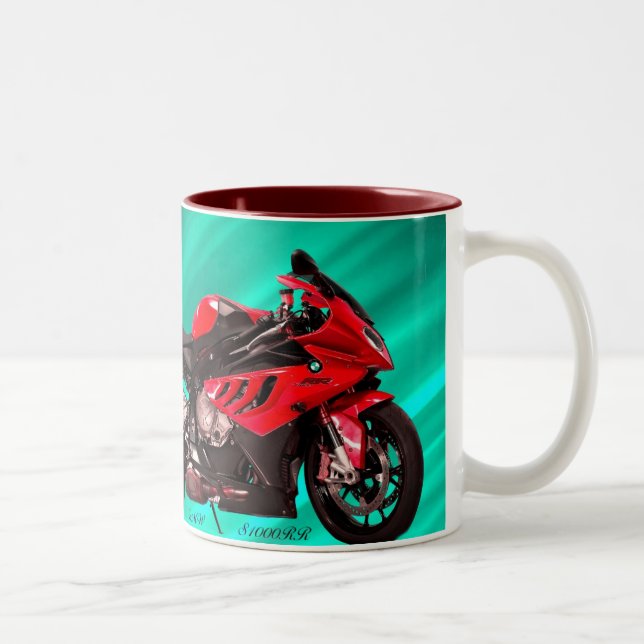 Taza Bicolor Bomba de motocicleta (Derecha)