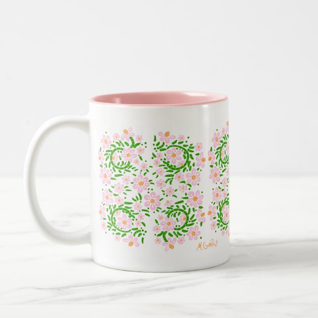 Taza Bicolor Bomba de primavera (Izquierda)