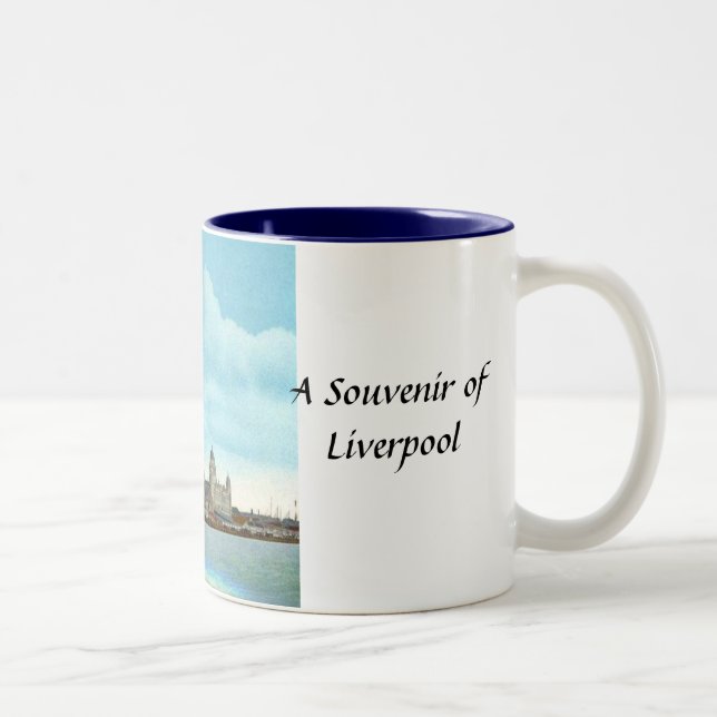 Taza Bicolor Bomba de recuerdos Liverpool (Derecha)