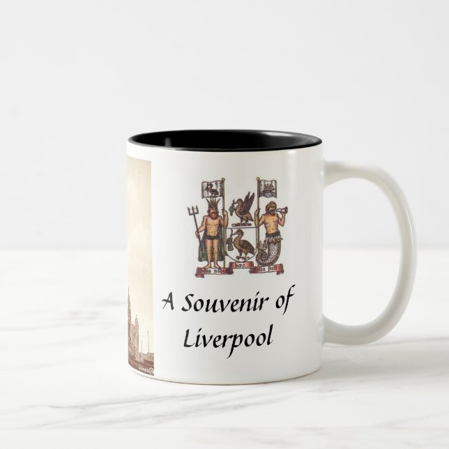 Taza Bicolor Bomba de recuerdos Liverpool (Derecha)
