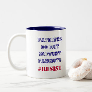 Taza Bicolor Bomba de resistencia antifascista