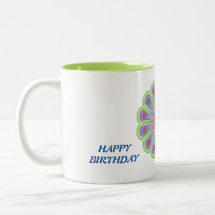 TAZA BICOLOR BOMBA ESPECIAL PARA UN CUMPLEAÑOS PRESENTE