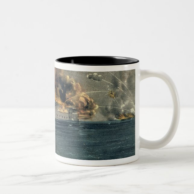 Taza Bicolor Bombardeo del fuerte Sumter (Derecha)