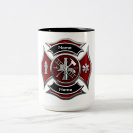 Taza Bicolor "Bombardero de monograma de PERSONALIZABLE" MUG