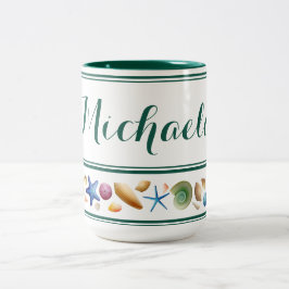 Taza Bicolor Bombas y tiras de café de dos tonos