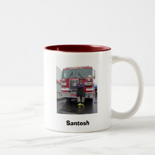 Taza Bicolor Bombero