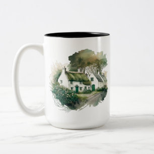 TAZA BICOLOR BONITO COLOR DE AGUA IRLANDA