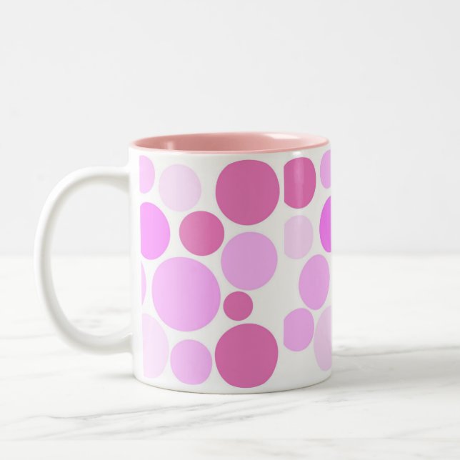 Taza Bicolor Bonito en la colección de los lunares (Izquierda)