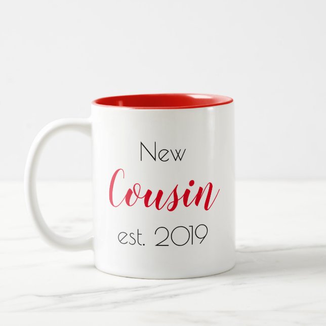 Taza Bicolor Bonito Nueva Familia Primo Personalizada Girona (Izquierda)