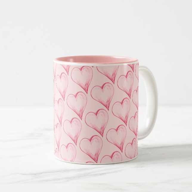 Taza Bicolor Bonito Valentine Mug (Anverso derecho)