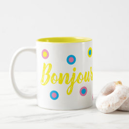 Taza Bicolor Bonjour