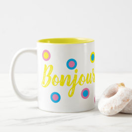 Taza Bicolor Bonjour