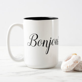 Taza Bicolor Bonjour