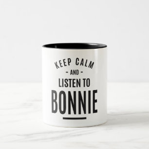 Taza Bicolor Bonnie Nombre Personalizado