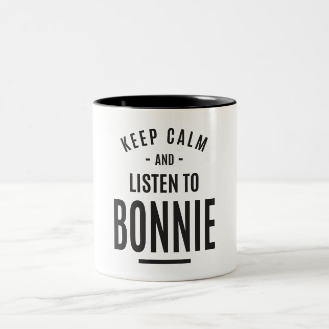 Taza Bicolor Bonnie Nombre Personalizado (Centro)
