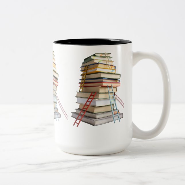 Taza Bicolor Book Mug Gifts for Book Lovers (Derecha)