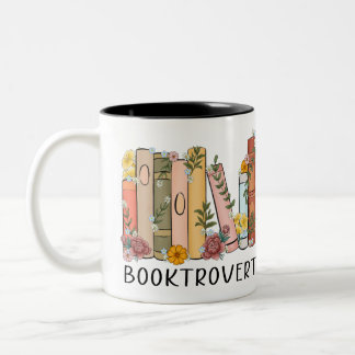 Taza Bicolor Booktrovert mug