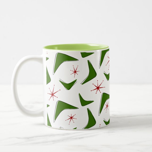 Taza Bicolor Boomerangs y estrellas (Izquierda)