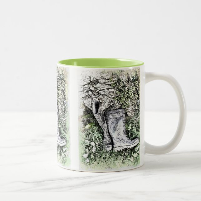 TAZA BICOLOR BOOTS (Derecha)