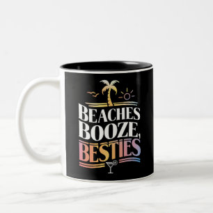 Taza Bicolor Booze & Bestis Coconut Summer