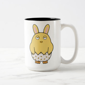 Taza Bicolor Bored Bunny Chick