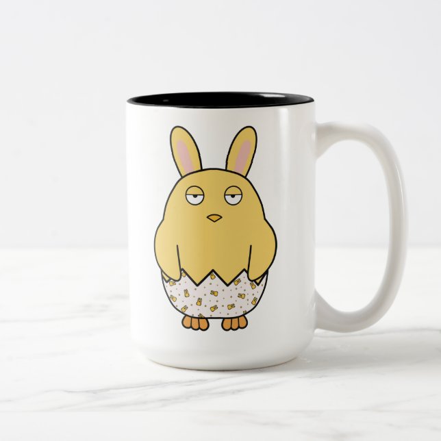 Taza Bicolor Bored Bunny Chick (Derecha)