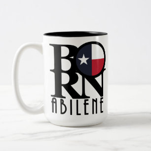 Taza Bicolor BORN Abilene Trexas 15oz