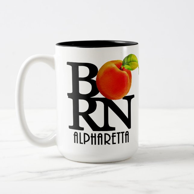 Taza Bicolor BORN Alpharetta Georgia 15oz (Izquierda)