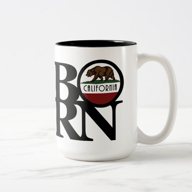 Taza Bicolor BORN California 15oz (Derecha)