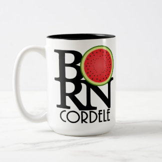 Taza Bicolor BORN Cordele Georgia Watermelon Series 15oz
