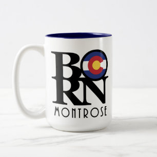 Taza Bicolor BORN Montrose Colorado 15oz