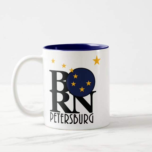Taza Bicolor BORN Petersburg Alaska 11oz (Izquierda)