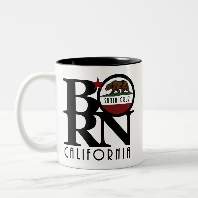 Taza Bicolor BORN Santa Cruz 11oz Mug (Izquierda)